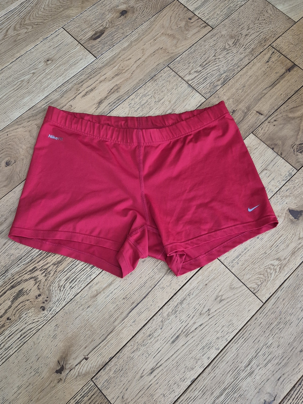 Nike Fit Dri-FIT Women’s L Red Athletic Running Compression Shorts